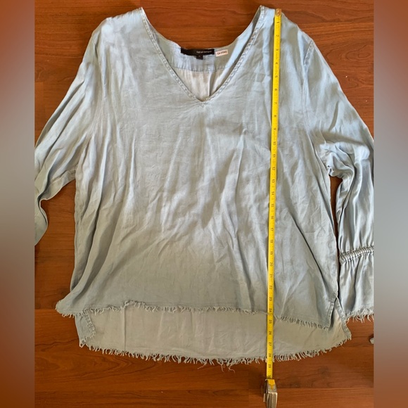 HARVE BENARD Women’s Long Sleeve Shirt Blue Size X-Large - Picture 5 of 6